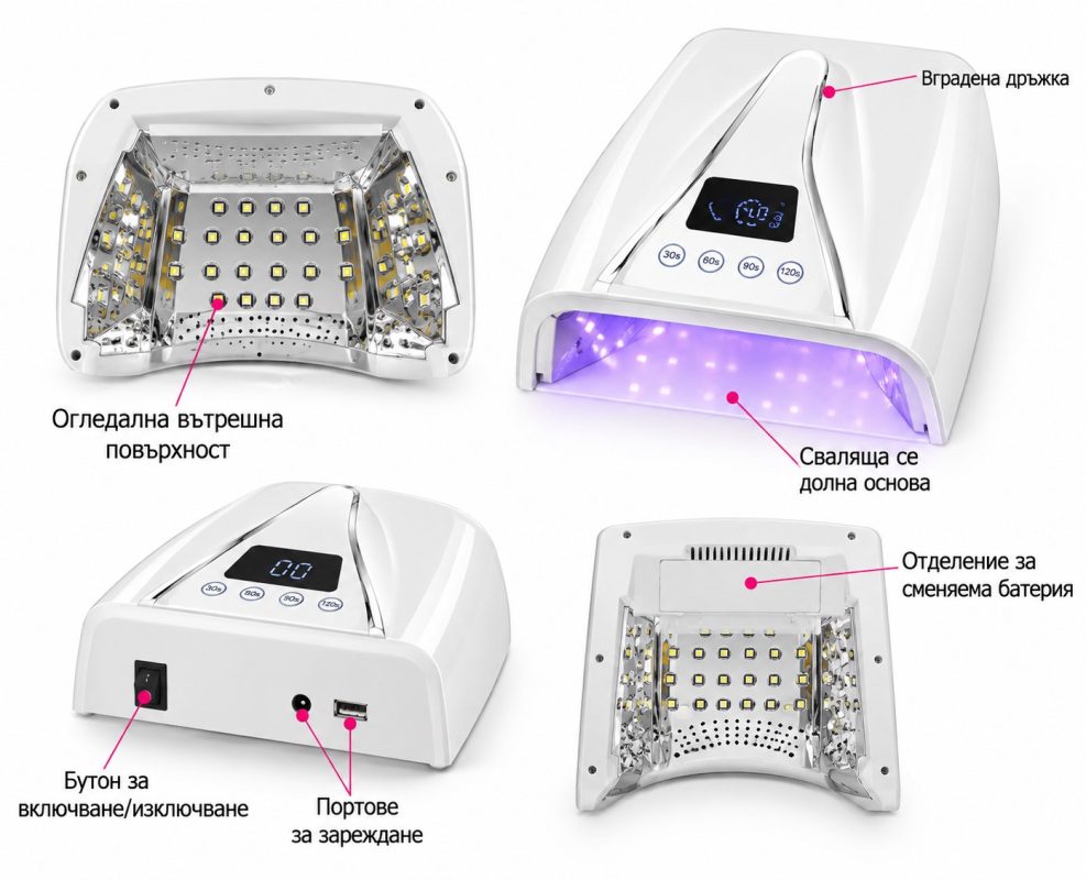 UV LED hibridna lampa 128W