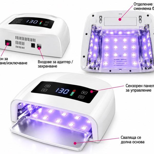 UV LED hibridna lampa 96W 1